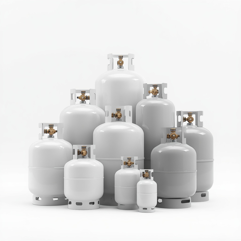 Argon gas cylinder